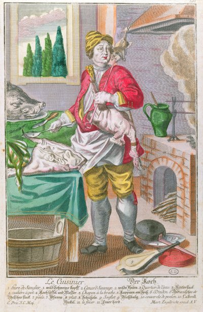 The Cook, c.1735 by Martin Engelbrecht